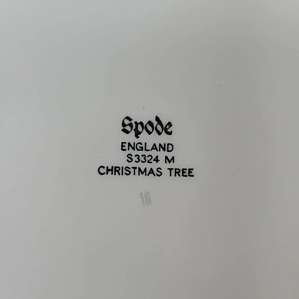 Spode Christmas Tree 12
